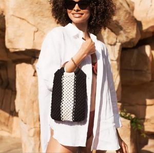 Laude The Label Sustainable Gabby Mini Macrame Rachel Zoe